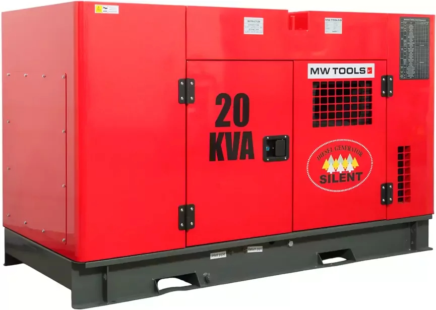 Metal Works 724562234&nbsp; DG200E Diesel generator 22 kVA 3x400V - 1x230V watergekoeld