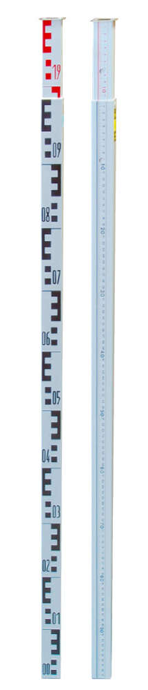 Nedo F375312 Nivellierfix Telescopische meetlat 1,12m-5,00m 5 elementen mm/E verdeling