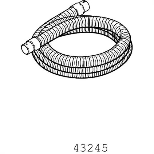 Nilfisk Accessoires 43245 Geleidende slang 50 mm x 4 meter – Type 22
