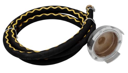 Nilfisk Accessoires 61256 Zuigslang met filter, 3 meter rubber