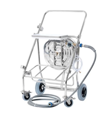 Nilfisk Accessoires 6401094 CLEANING TROLLEY SS  W/HOSE REEL FOAM IN