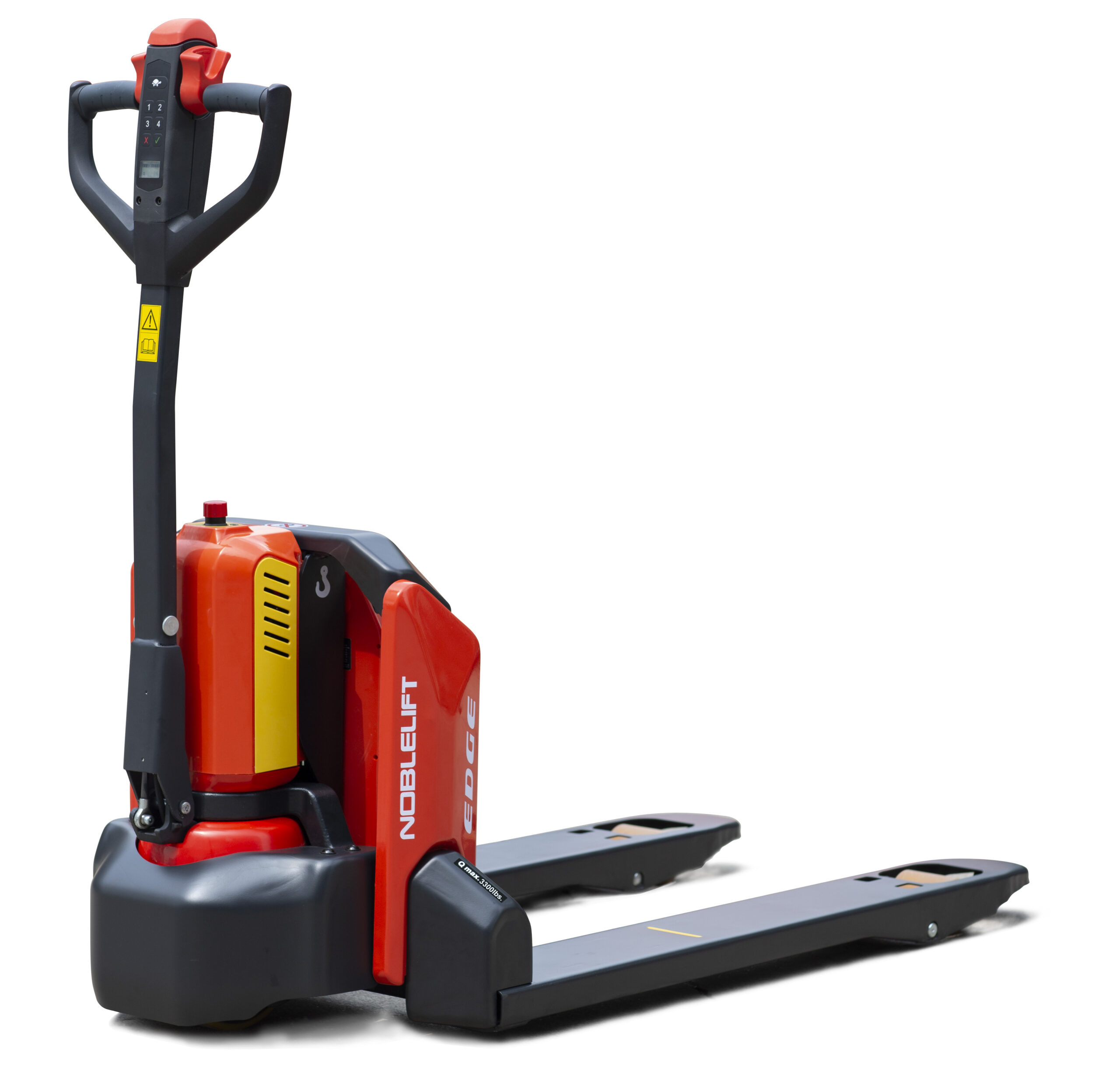 Noblelift PTE15N-EDGE PRO Elektrische Pompwagen Li-Ion met battery heating 1500kg poly tandem 1150x540mm 24V 20Ah accu en lader