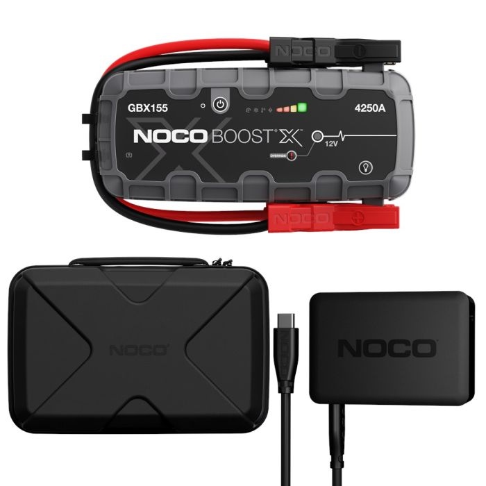 Noco GBX155.COMBI Startbooster Lithium 12 V 4.250 A met accessoires