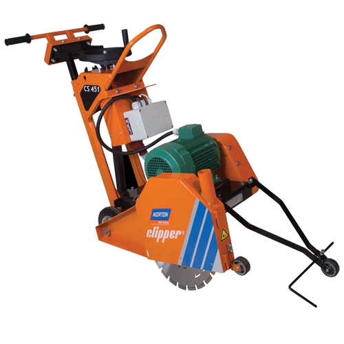 Norton Clipper 70184601972 CS451 ET Vloerzaag 350 mm 400 Volt Trillingsarm
