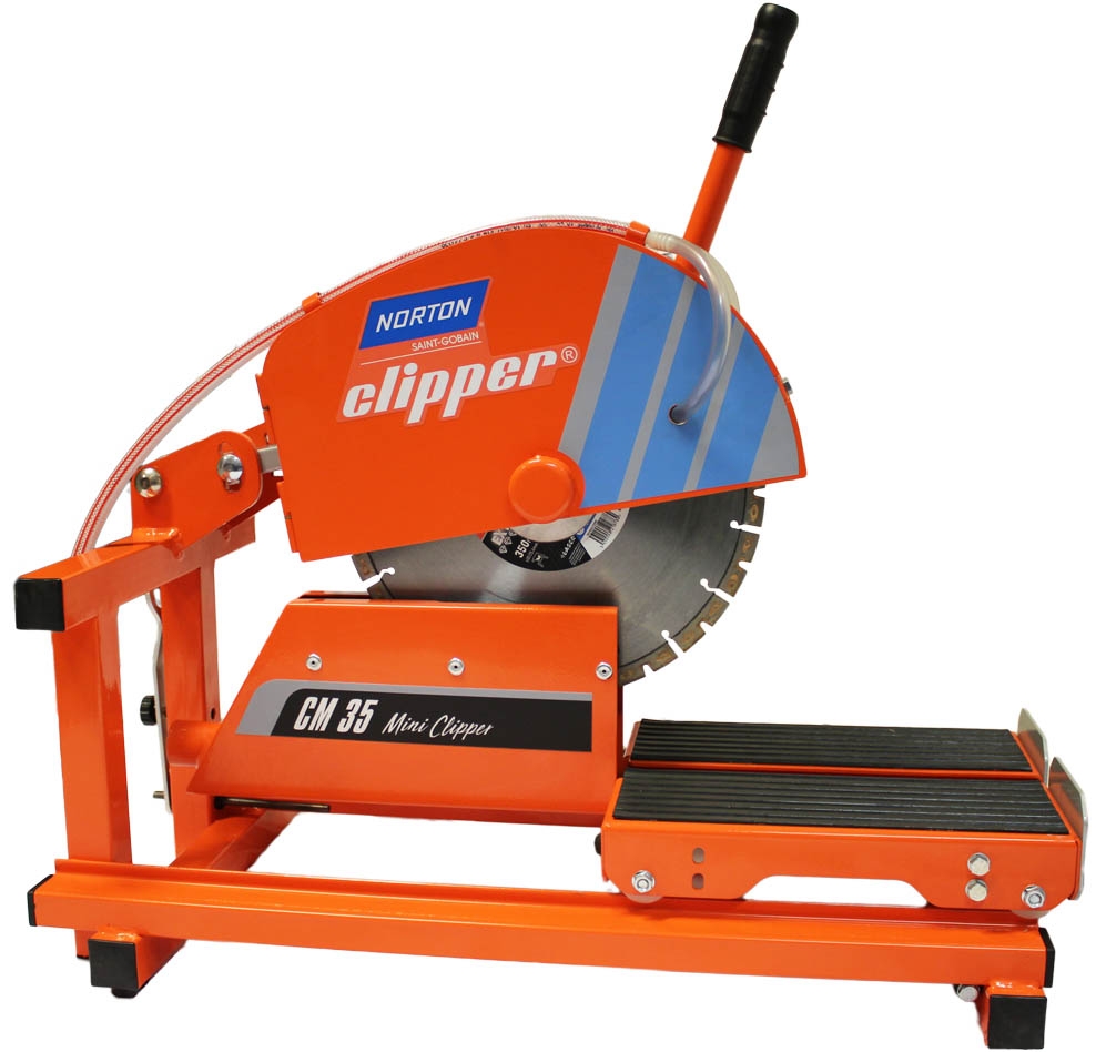 Norton Clipper 70184603115 CM 35 Mini Clipper 350 mm Steenzaagmachine + gratis diamantzaagblad