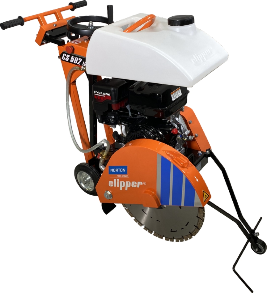 Norton Clipper 70184631994 CS502 Vloerzaag 450 mm Honda GX390QX 13PK + Classic Asphalt diamantzaagblad