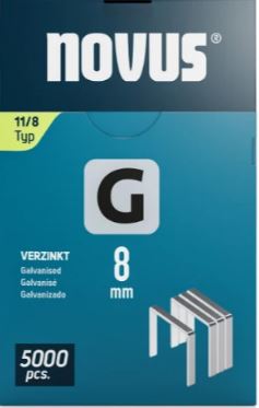 Novus 042-0766 Niet met platte draad G 11/8mm (5.000 stuks)