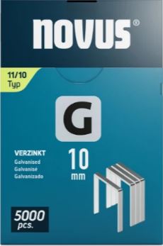 Novus 042-0767 Niet met platte draad G 11/10mm (5.000 stuks)