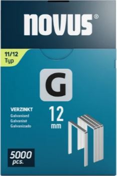 Novus 042-0768 Niet met platte draad G 11/12mm (5.000 stuks)