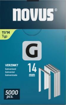 Novus 042-0769 Niet met platte draad G 11/14mm (5.000 stuks)