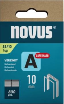 Novus 042-0778 Niet met fijne draad A 53/10 mm Superhard (800 stuks)