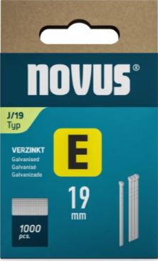 Novus 044-0090 Tacker spijkers E J/19mm (1.000 stuks)