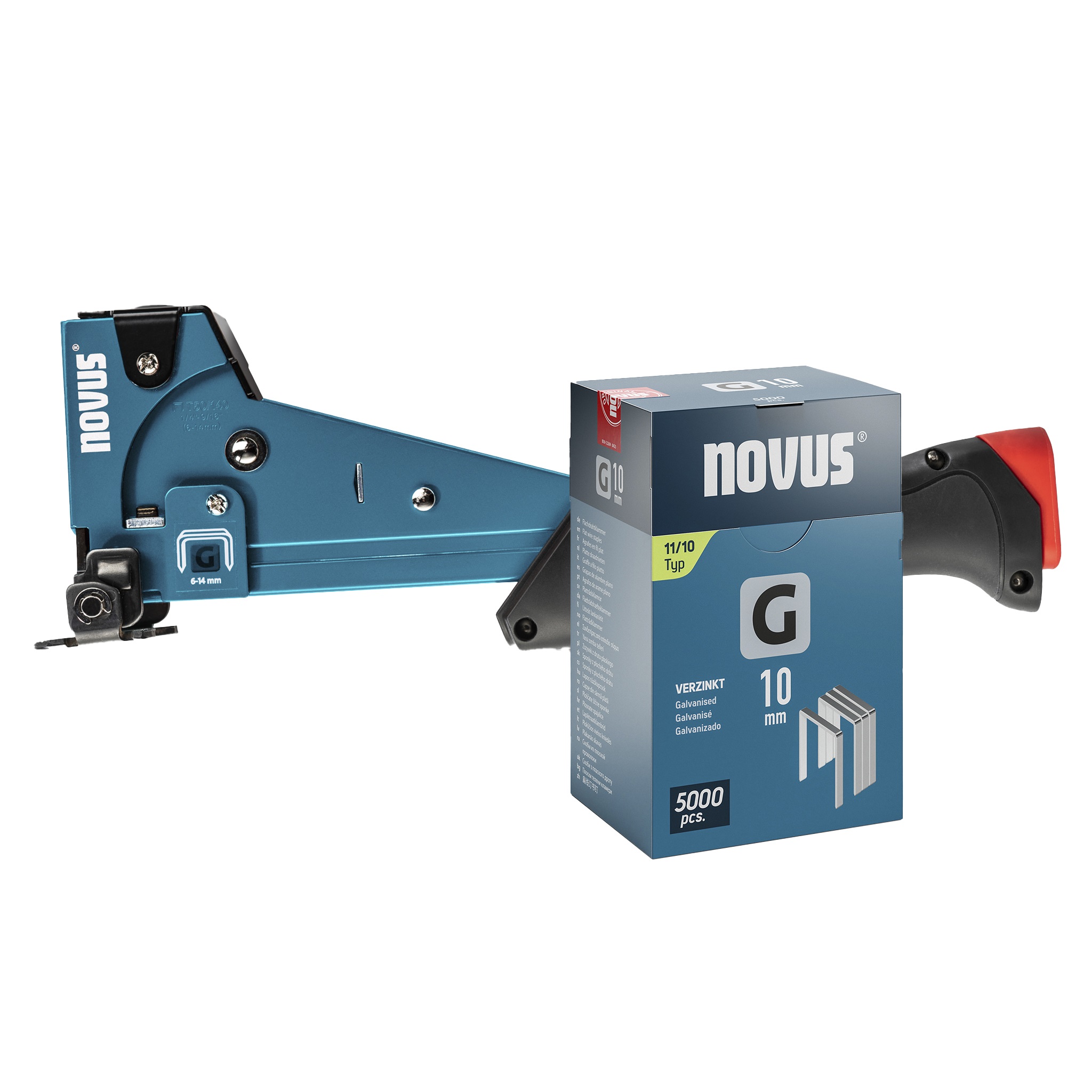 Novus 030-0466 J-055 Hamertacker 6-14 mm + Nieten