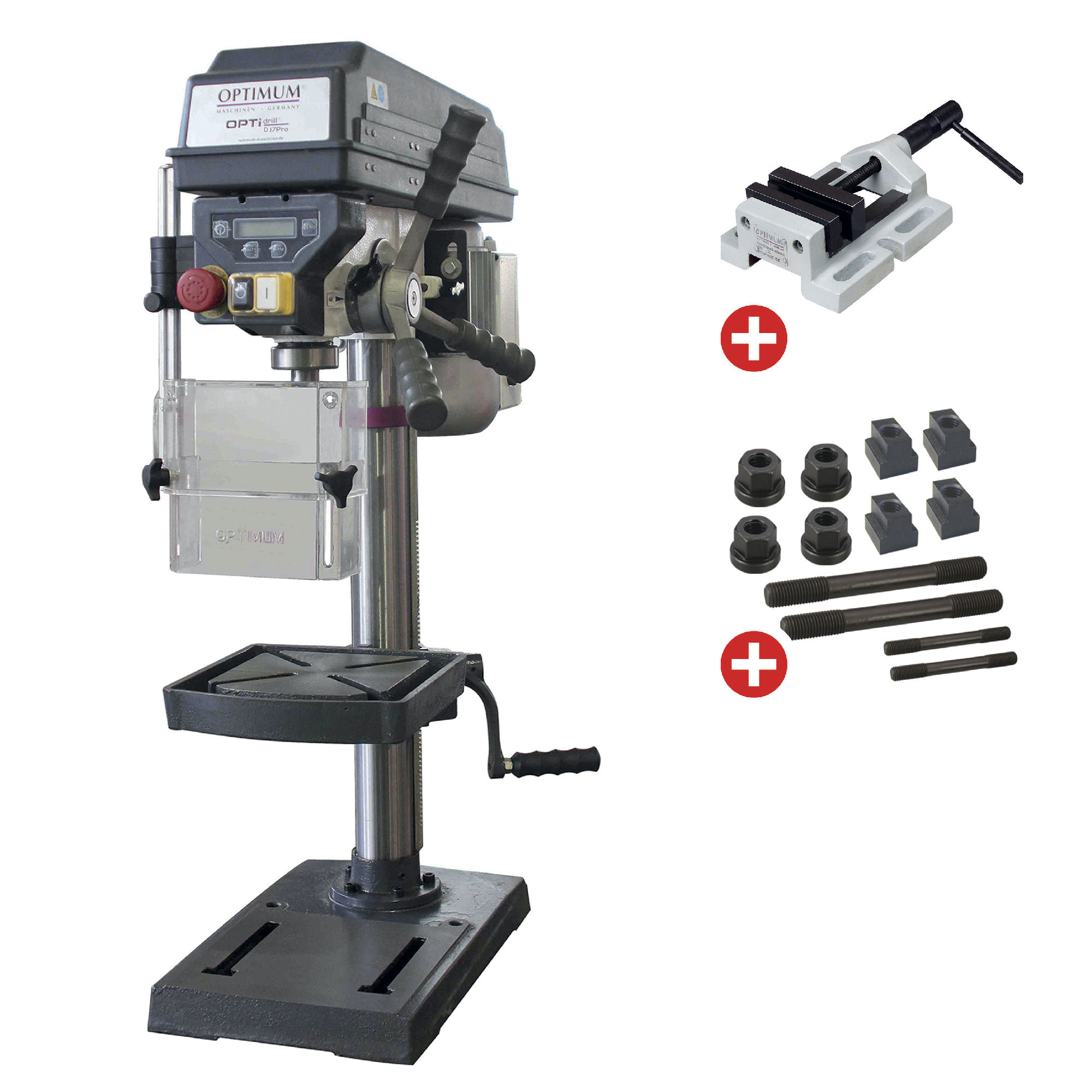 Optidrill 793003010 D17PRO PACK Tafelboormachine 500 Watt 230 Volt