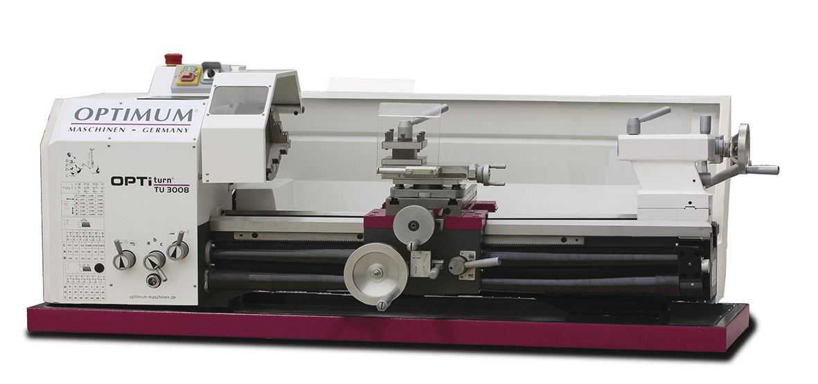 Optimum 713427200 Optiturn TU3008 Metaaldraaibank 800 mm 400V 