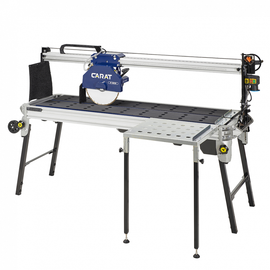 Carat GP3515L000 P-3515 Laser Steenzaagmachine + zijtafel + diamantzaagblad 230 Volt!