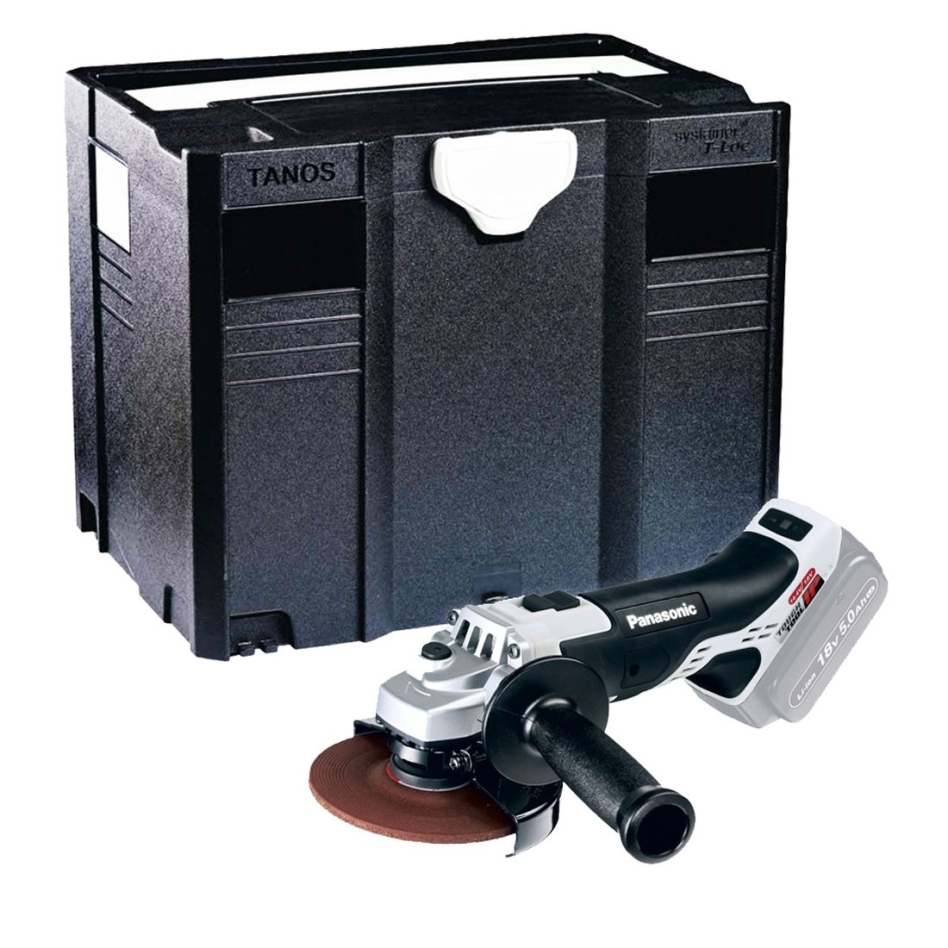 Panasonic EY46A2XT Accu haakse slijper 14,4/18 Volt Excl. accu's en lader in systainer