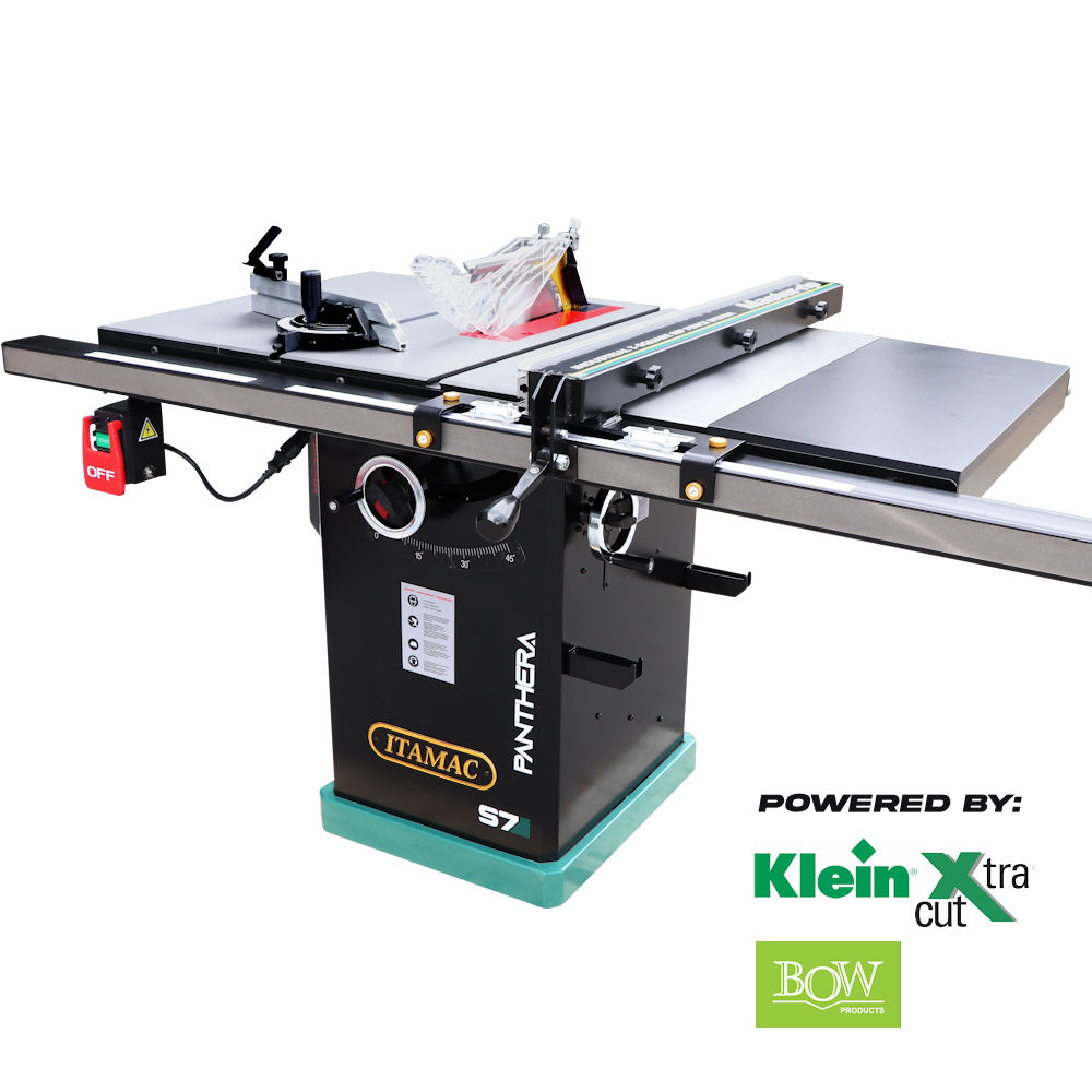 ITAMAC IT-HW110SE30 Panthera S7 tafelzaag 230V 254mm + extra zaagblad van Systemi Klein