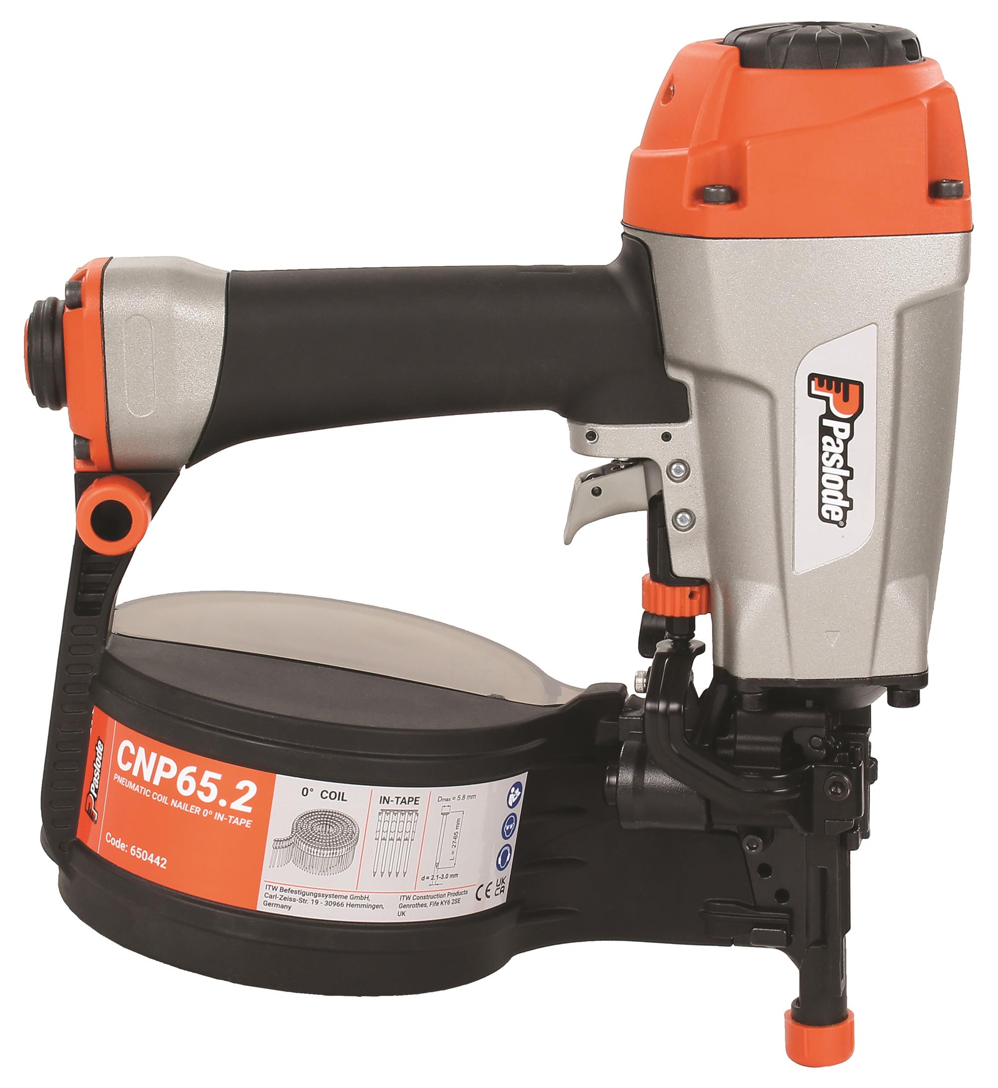 Paslode 650443 CNP65.2 Spoelnagelapparaat 27-65 mm in koffer