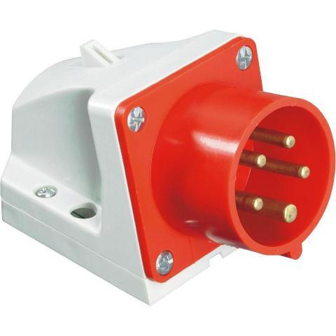 PCE 45.020 Toestel-WCD opbouw 32A - 400V - 4P - IP44 - 6h - rood 