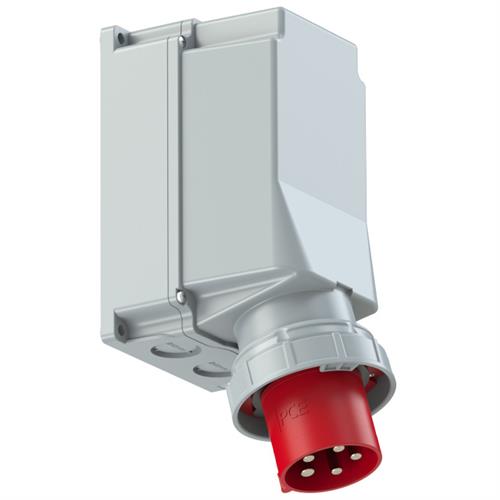 PCE 45.080 Toestel-WCD opbouw 125A - 400V - 5P - IP44 - 6h - rood