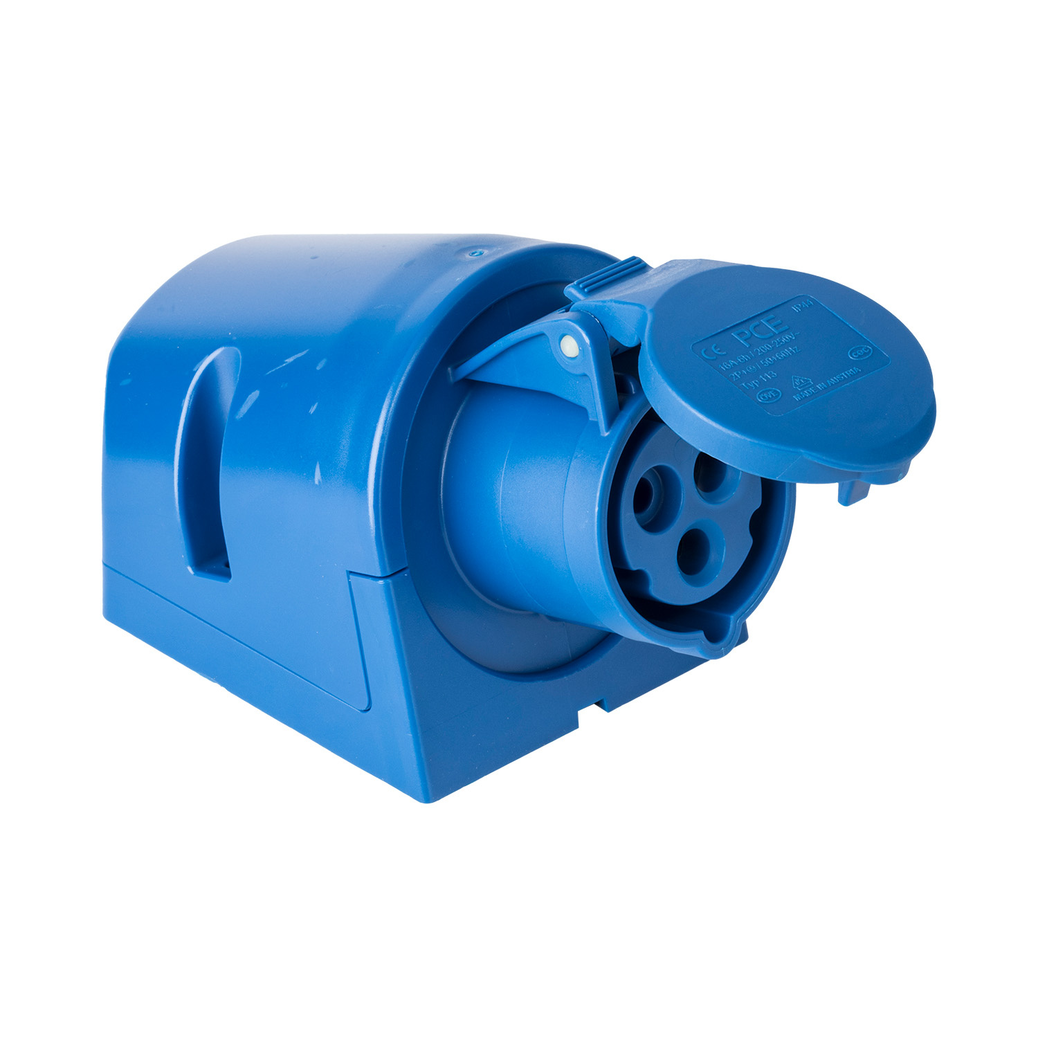 PCE 102536 CEE opbouw Wandcontactdoos 16A 3p 230V 6h blauw-blauw