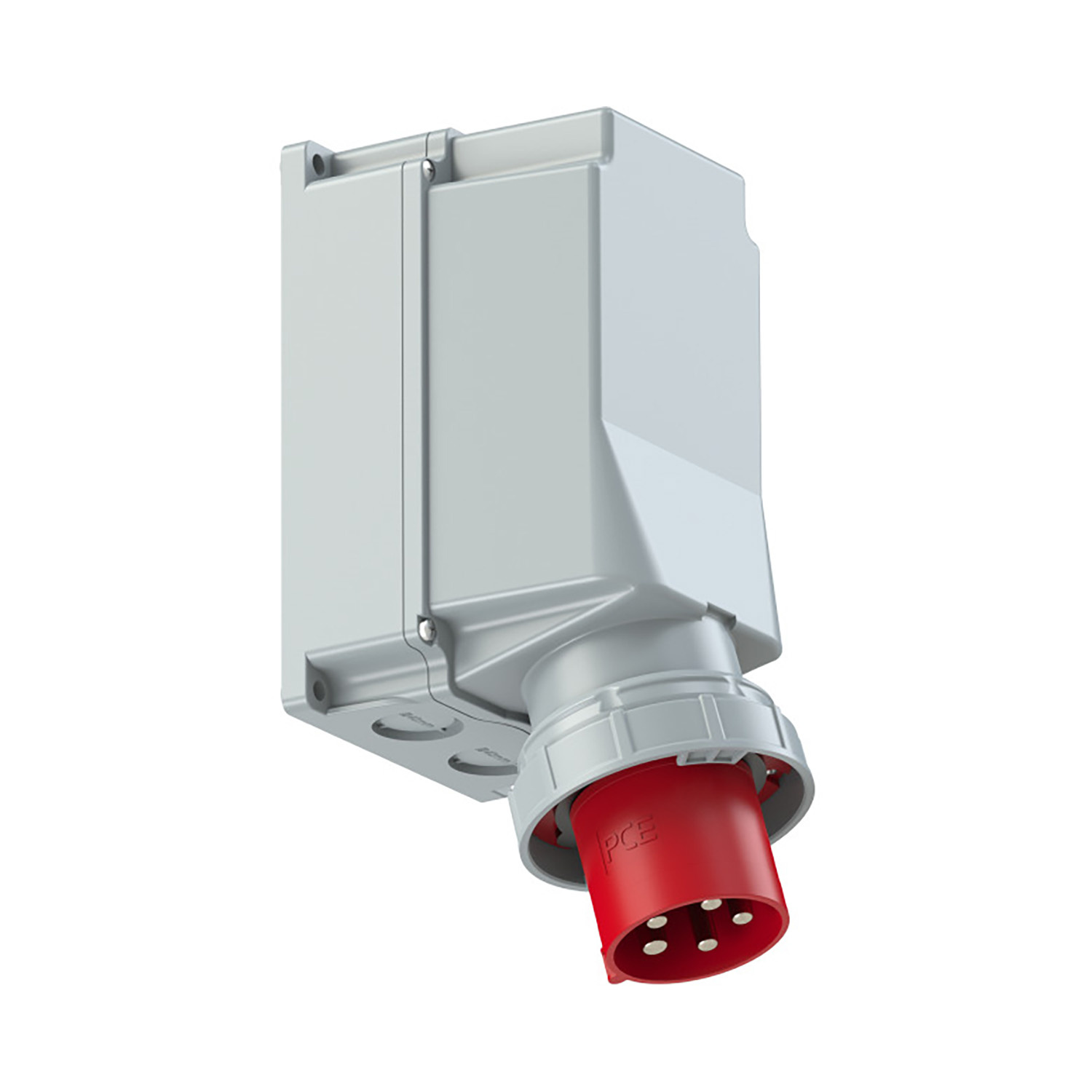 PCE 103407 CEE opbouw Toestelcontactdoos 125A 5p 400V 6h rood