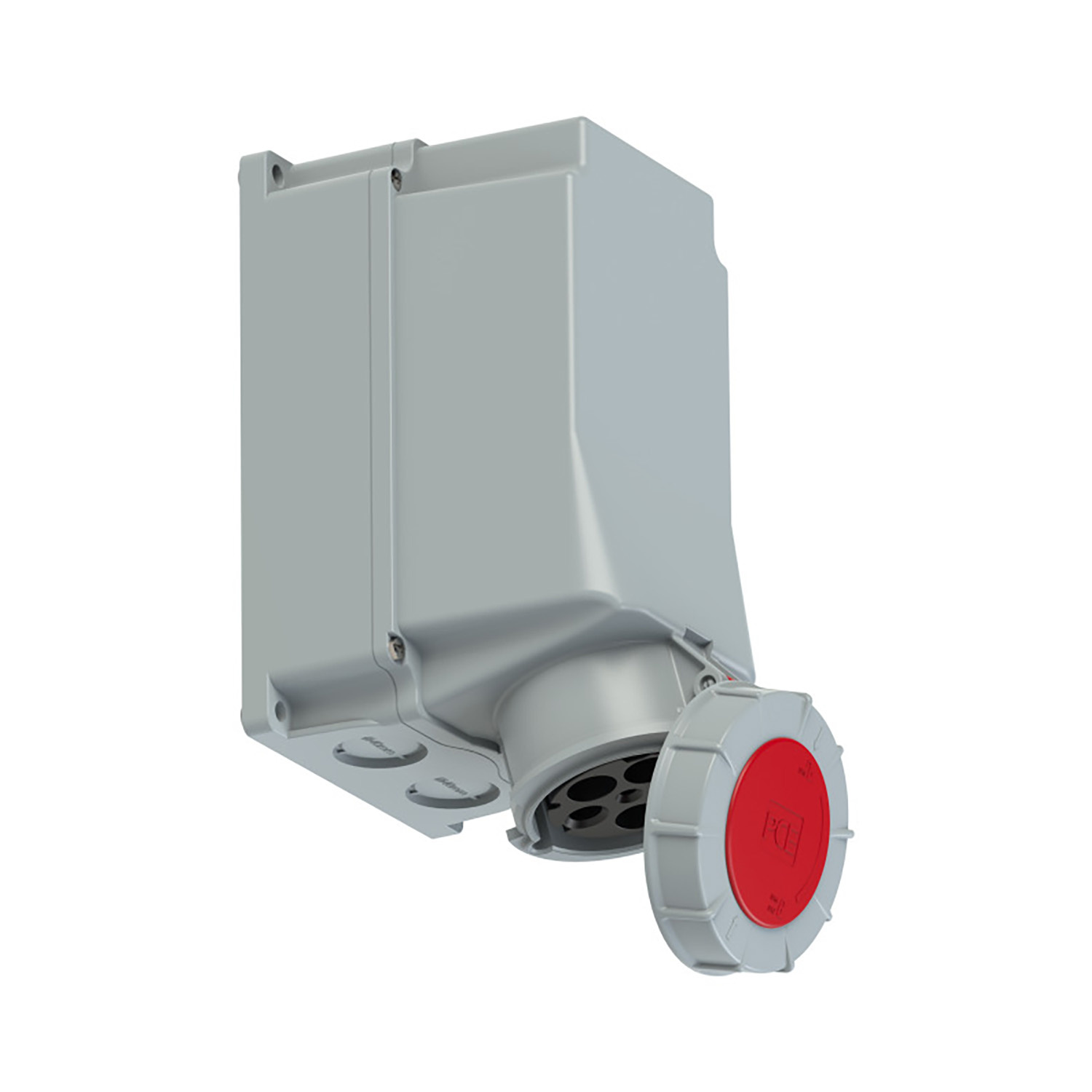 PCE 102664 CEE opbouw Wandcontactdoos 125A 5p 400V 6h rood