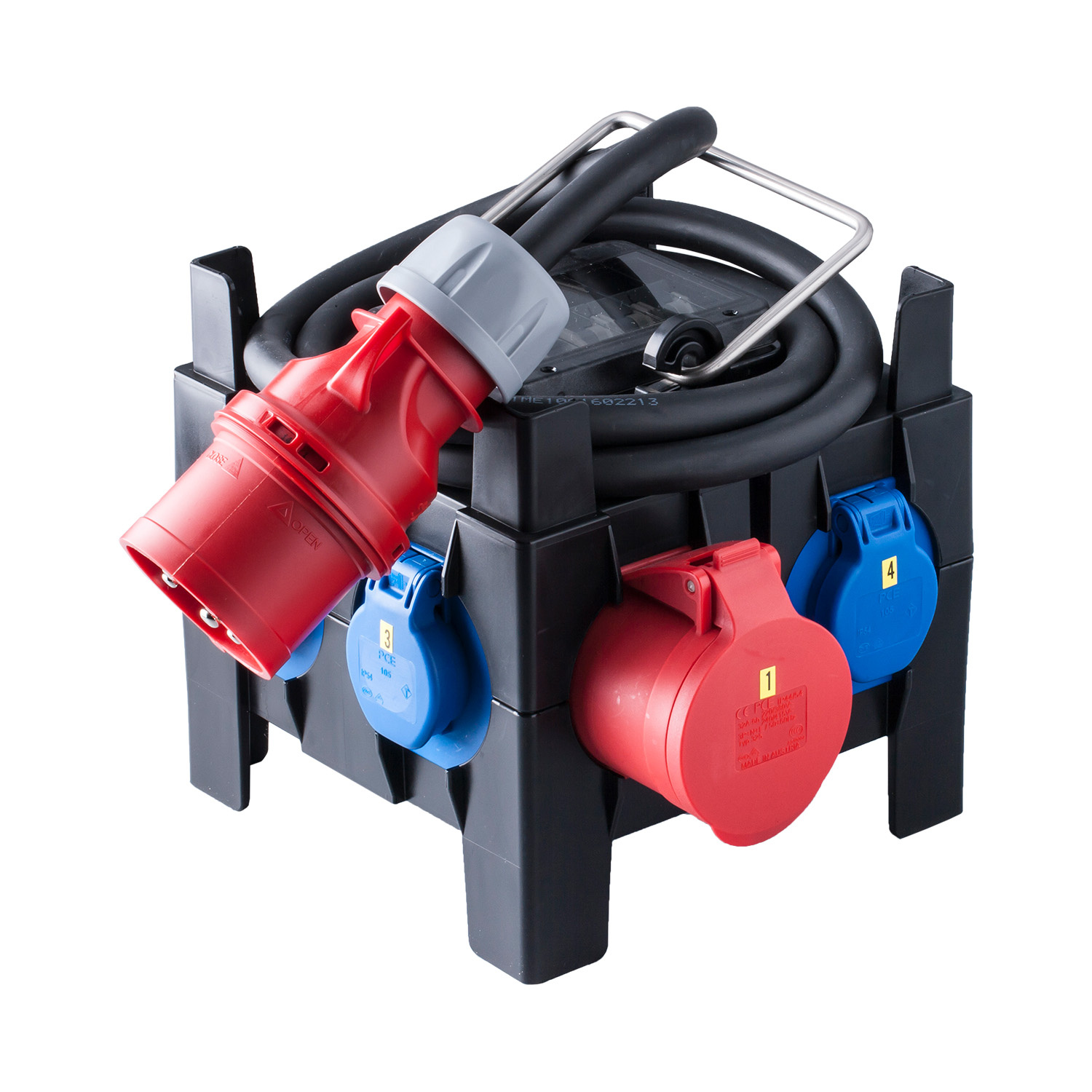 PCE 108654 Imst Verdeelkast 3 m 5G4 32/5/400-32/5/400 6xSchuKo+ALS