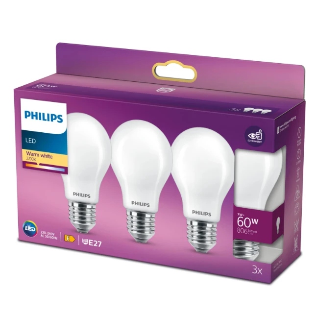 Philips P266759 LED classic Lamp 60 Watt E27 warm wit