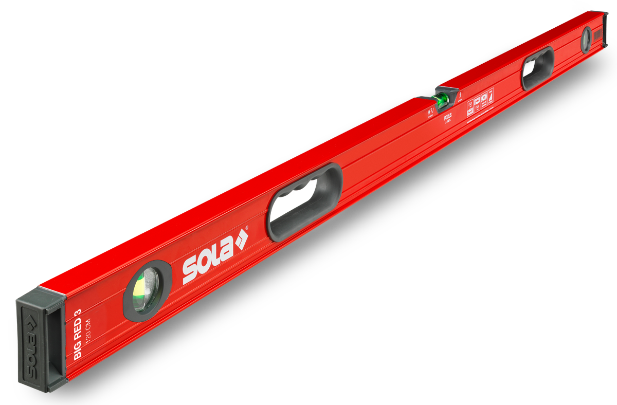 Sola 01219901 BIGRED3240 Alu waterpas 240cm (3 libellen)