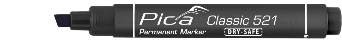 Pica PI52146 Perm. Marker 2-6mm 521/46  zwart 10st