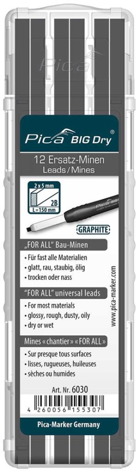 Pica PI6030 BIG Dry Navulling Grafiet