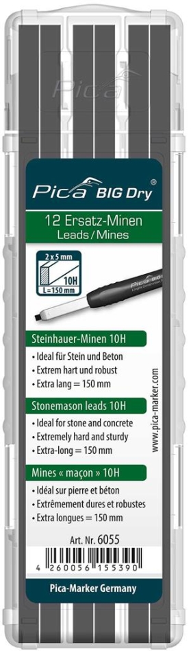 Pica PI6055 6055 BIG Dry Navulling steenpotlood 10H