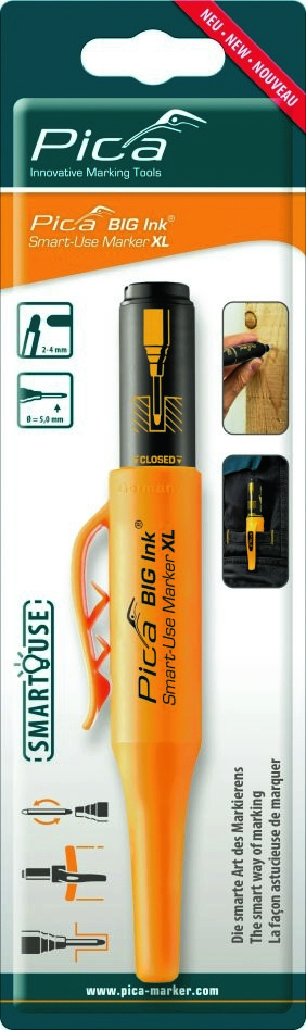 Pica PI17046SB 7046 BIG Ink Markeerstift XL zwart blister