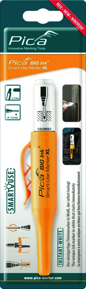 Pica PI17052SB 7052 BIG Ink Markeerstift XL wit blister