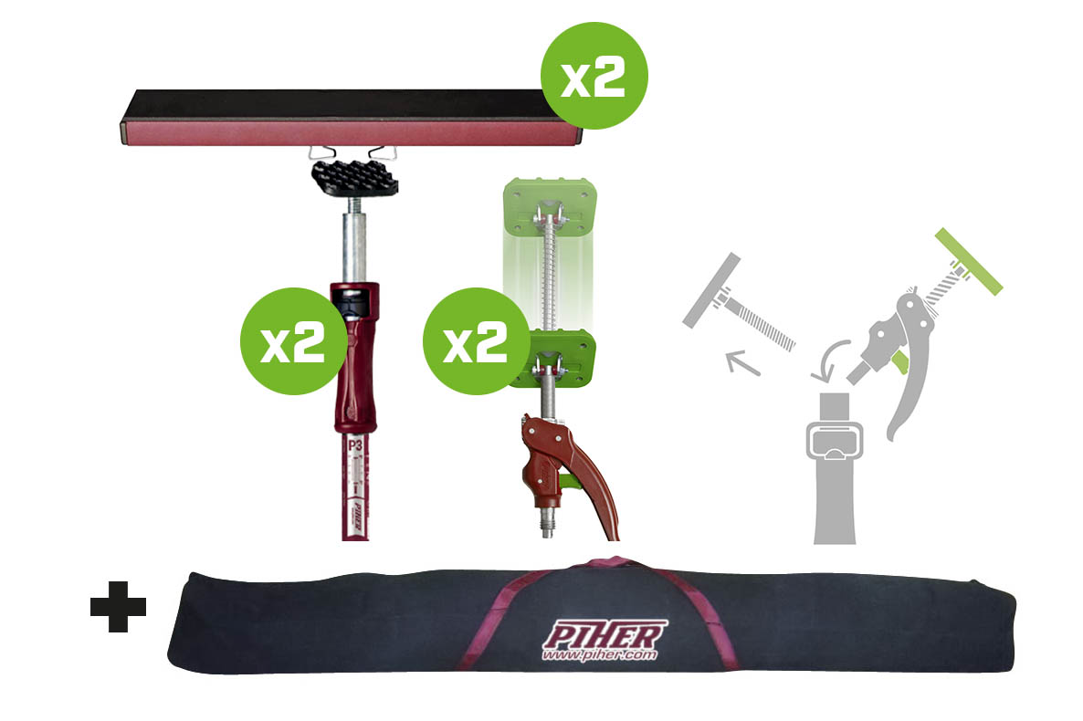Piher 34017 Montage kit 7-delig
