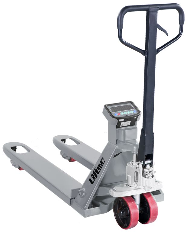 Pramac TGA420UVM1M Weegpalletwagen PY20 S4 1185 x 555 met polyurethaan wielen en weegfunctie