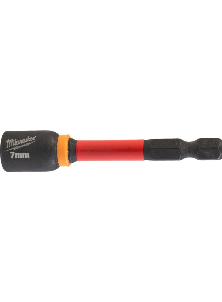 Milwaukee Accessoires 4932492437 Nut Driver Magnetic SHOCKWAVE™ HEX7 x 65 mm