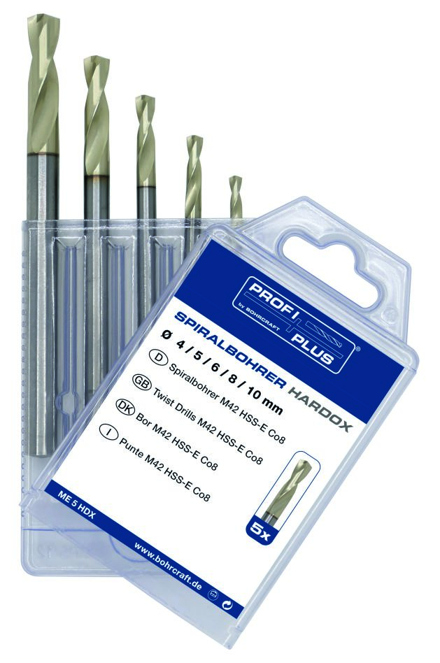 Profi-Plus 15081330005 Borenset HARDOX ZRN+ HSS-E Co8 Multi-Pack 5-delig - 4 - 10 mm 