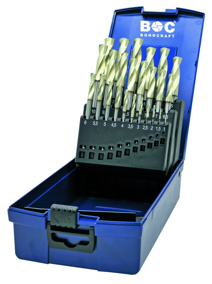 Profi-Plus 15081330025 Borenset HARDOX ZRN+ HSS-E Co8 ABS-Box 25-delig - 1 -13 mm x0,5 mm