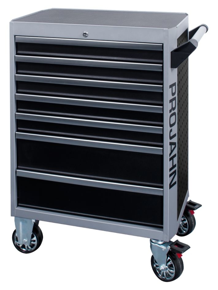 Projahn 5501-291 Gevulde werkplaatswagen GALAXY met 7 laden, 229-delig. Proficraft apparatuur zwart / zilvergrijs