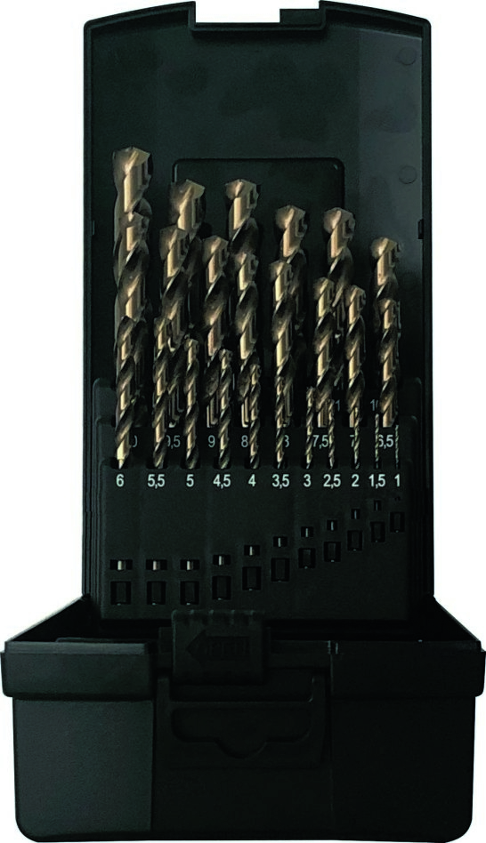 Projahn 67379 Cobalt borenset HSS-Co 25 stuks, 1-13 / 0,5 mm BASIC