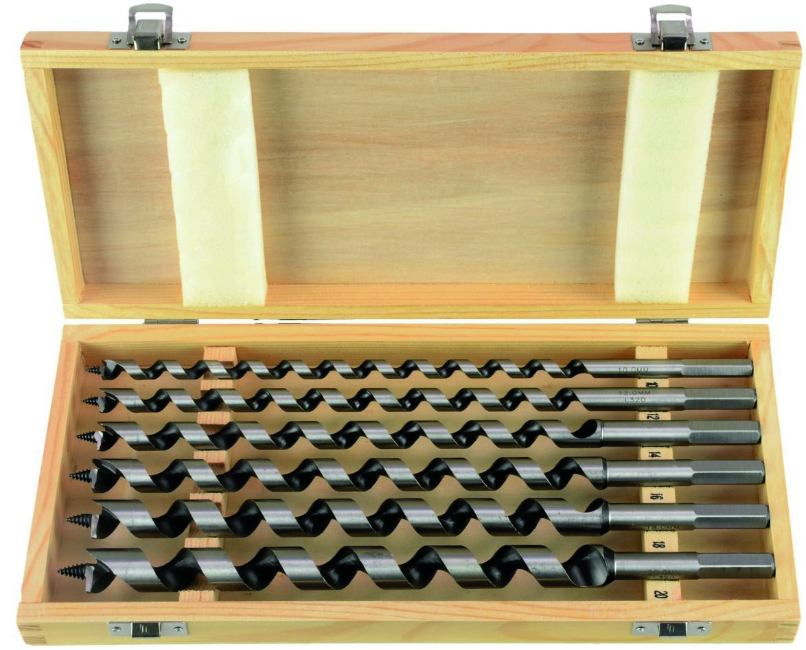 Projahn 99979 Slangenborenset 320 mm 6-delig in houten kist
