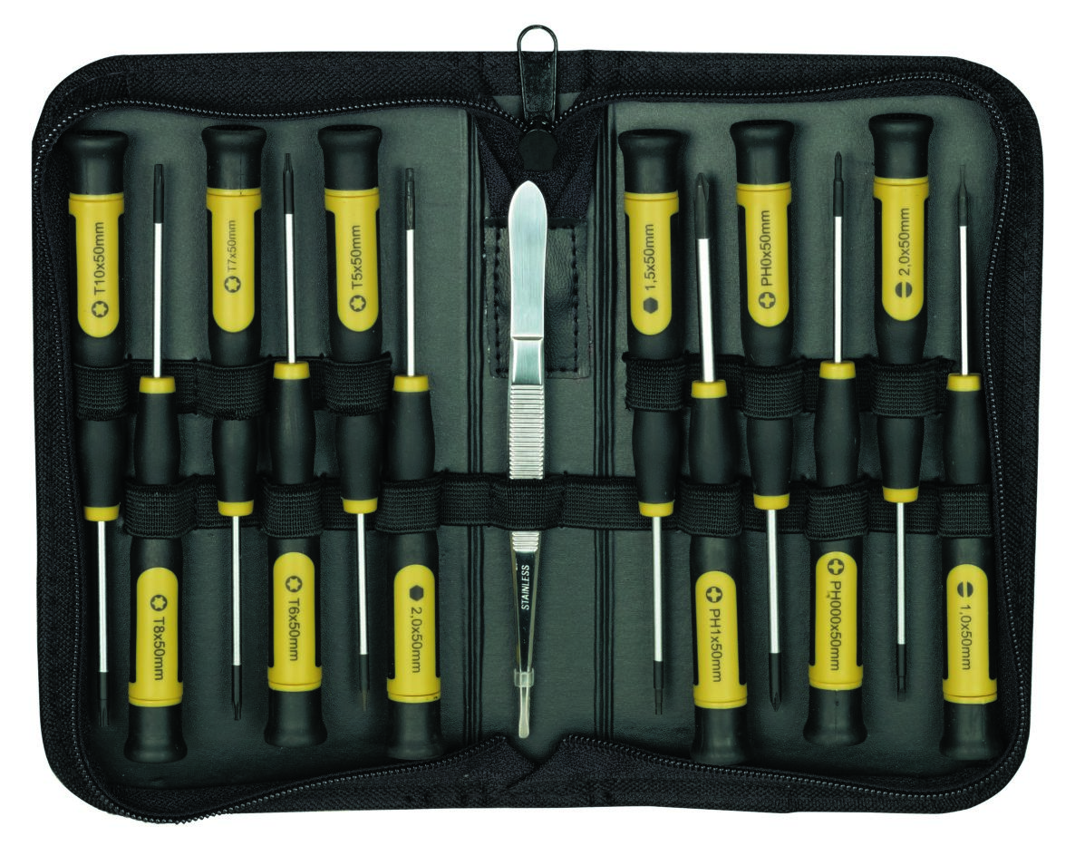 Proxxon 22720 MICRO-DRIVER Schroevendraaierset 13-delig in etui
