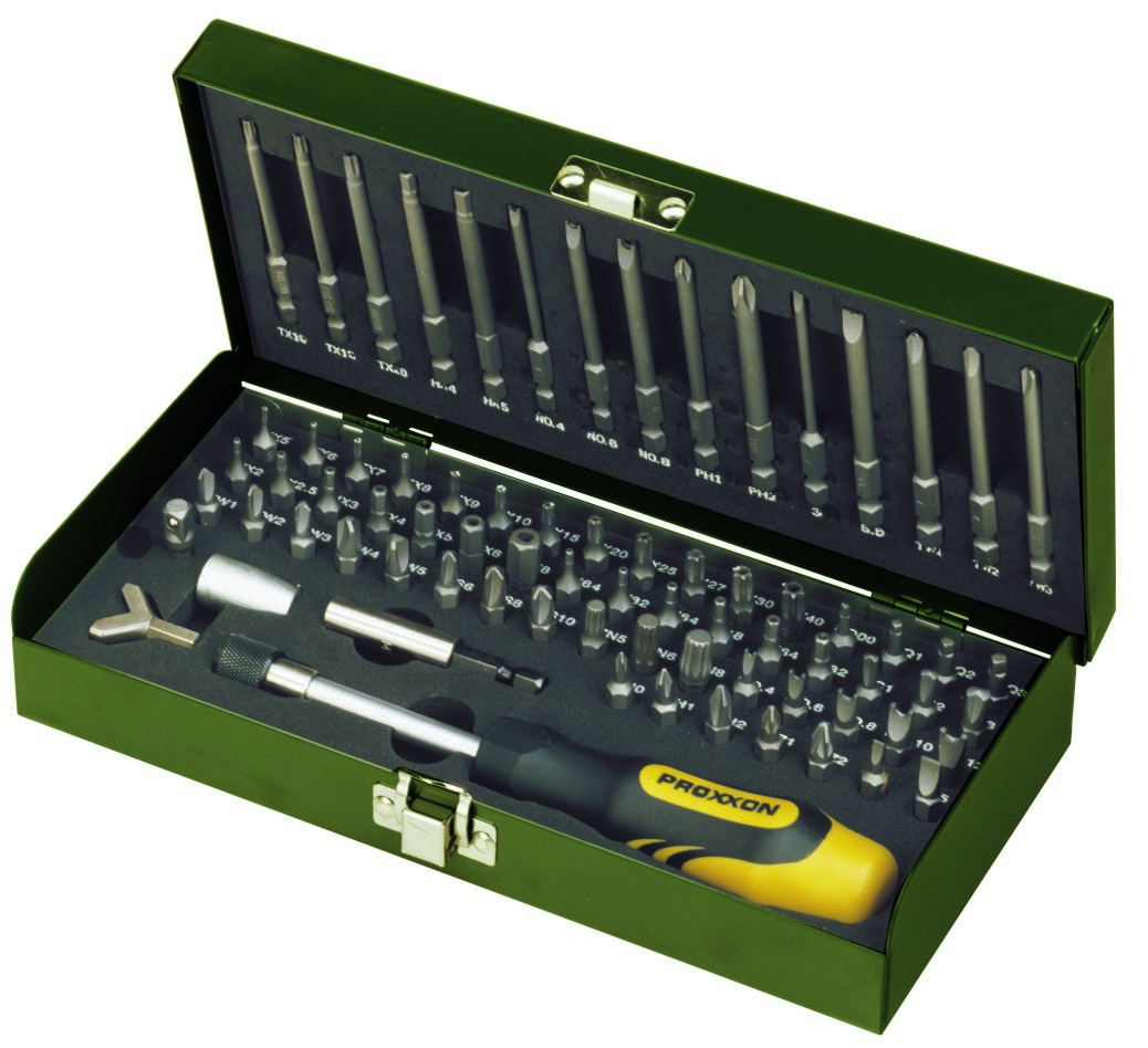 Proxxon 23107 Veiligheidsbits set 75 delig