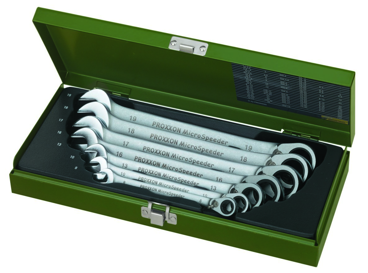 Proxxon 23124 MicroSpeeder-set, 8 - 19 mm 7-delig