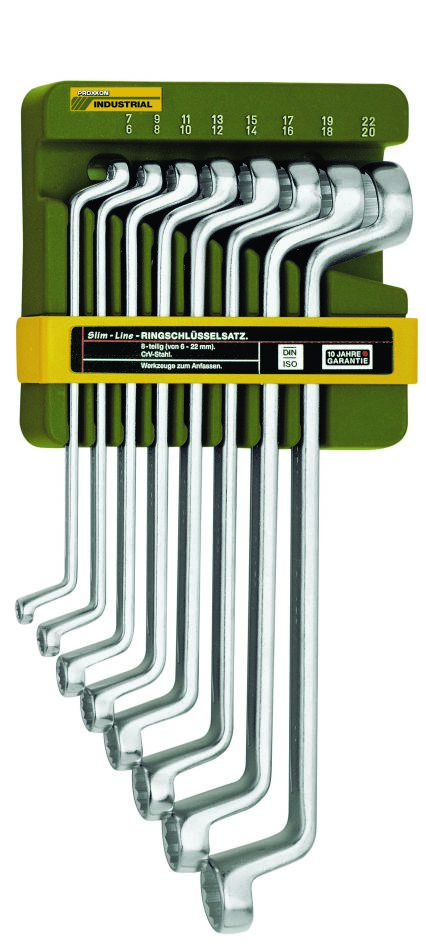 Proxxon 23812 SlimLine-ringsleutelset van 6 x 7 - 30 x 32 mm 11-delig