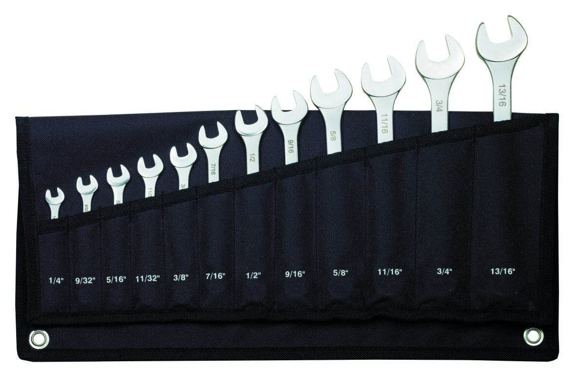 Proxxon 23816 SlimLine-ring-steeksleutelset voor INCH maten 12-delig
