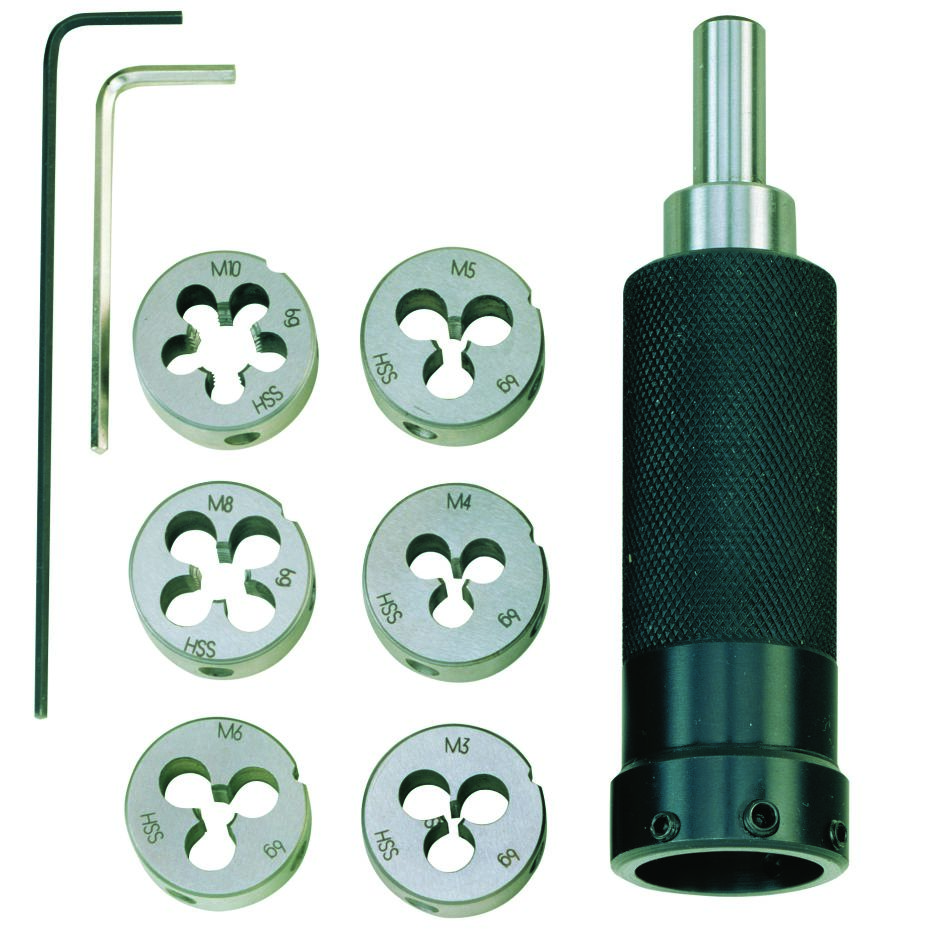 Proxxon 24082 Snijplaathouder + snijplaat M3 - M10